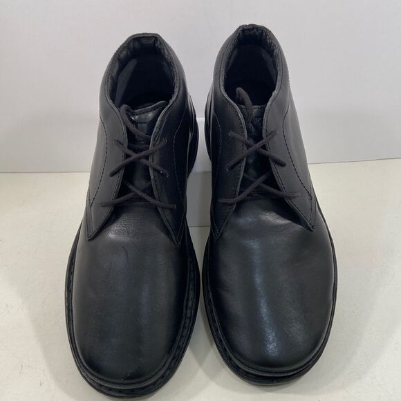 DREW Keith 40672-14 Black Leather Chukka Ankle Boots NWOT, Size-11 Width 6E - Picture 1 of 15